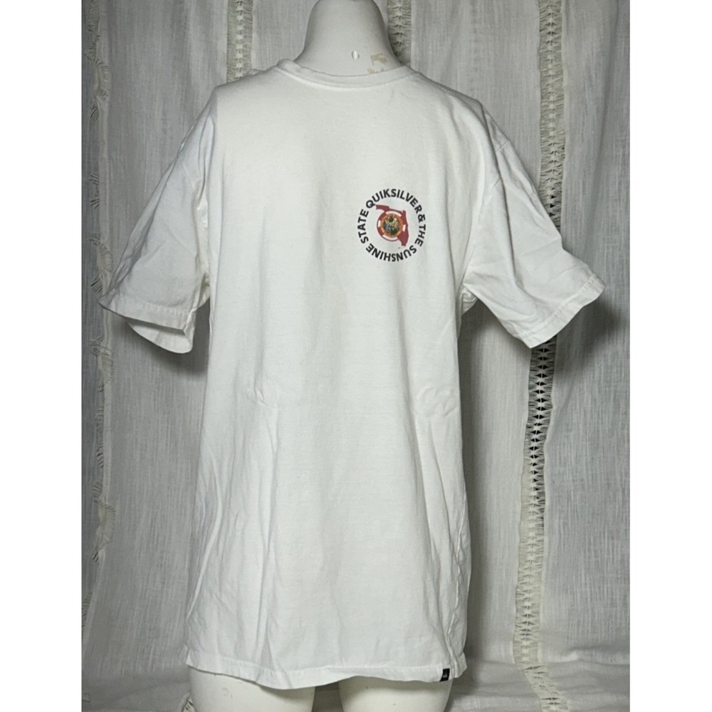 Quicksilver Men's Long Sleeve T-Shirt Crew Neck Quicksilver & The Sunshine State